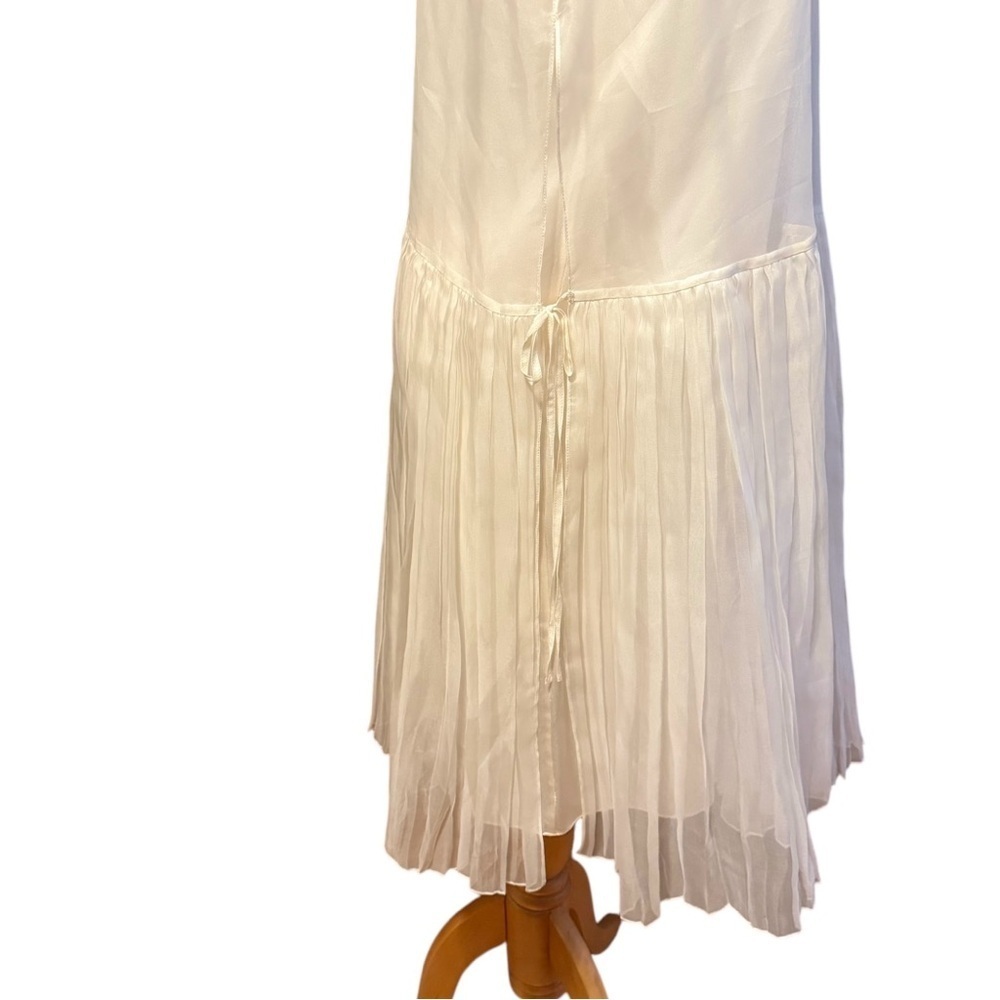Morgane Le Fay New York Silk Slip Chiffon Dress Size Small - Picture 3 of 9